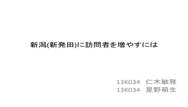 新潟(新発田)に訪問者を増やす.