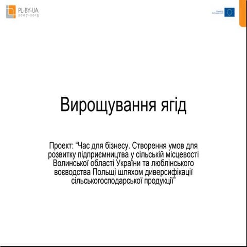 презентація ягоди