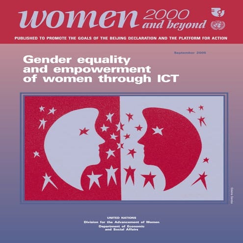 Gender equality and empowerment of women through ICT 