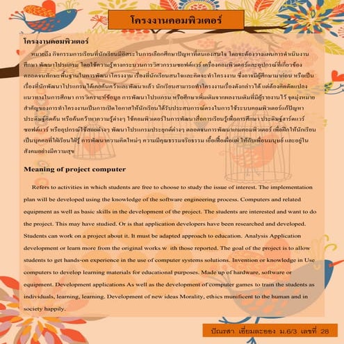 Computer project | PDF