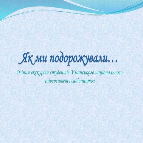 Яскраве життя очима студентів Уманського НУС
