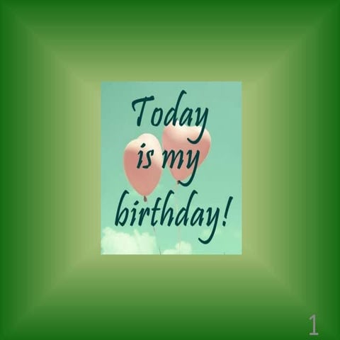 γενεθλια δικα μου