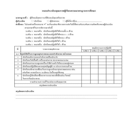 แบบประเม น