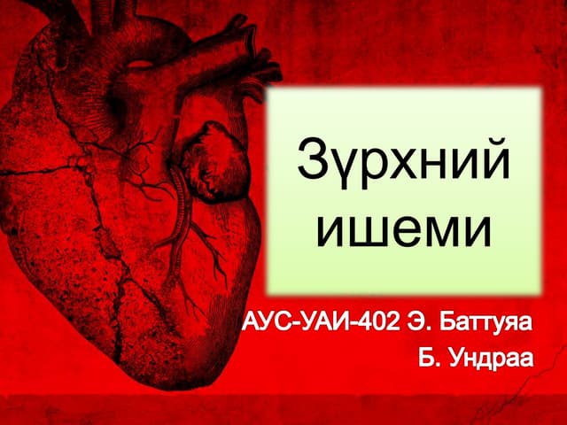 Цээжний өвдөлтийн ялган оношлогоо, шигдээсийн хүндрэл