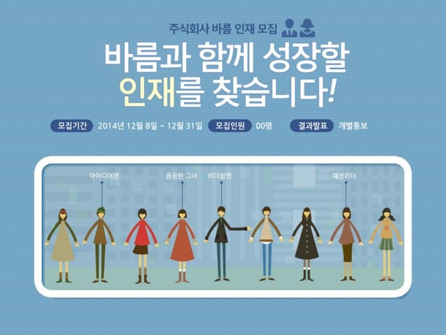 채용공고 소개서
