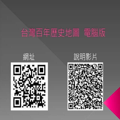 操作說明 台灣百年歷史地圖  電腦版