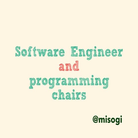エンジニアと椅子
