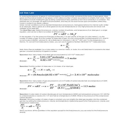 ιδανικα αερια και μεταβολες 