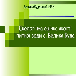 презентація вода