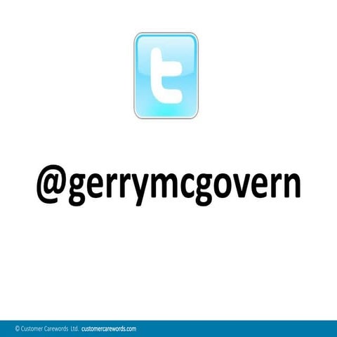 Top-Task Analysis - Workshop Slides - Gerry McGovern