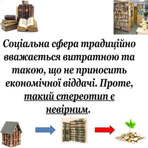 Соціально-економічна цінність бібліотек | PPT