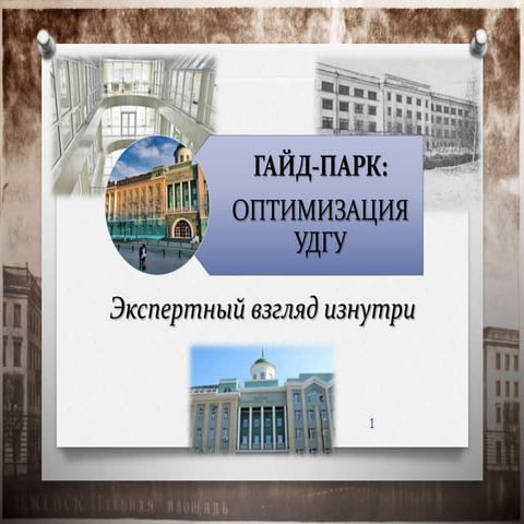 гайд парк. оптимизация удгу - экспертный взгляд изнутри. к.туганаев, о.басова...