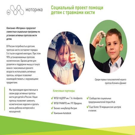 Проект \"Экспресс-протезирование\" - Социальные пакеты | PPT