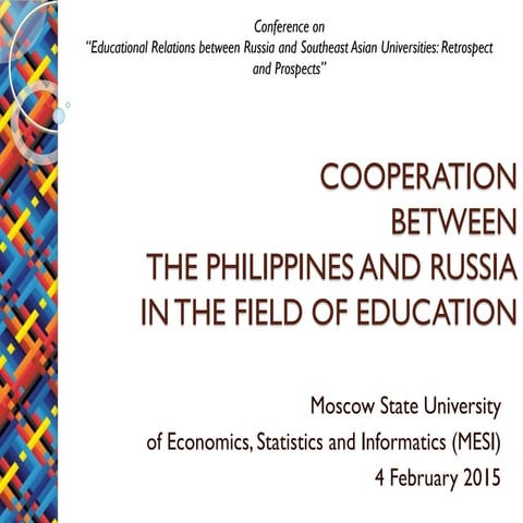 Филиппинско-Российское сотрудничество в сфере образования