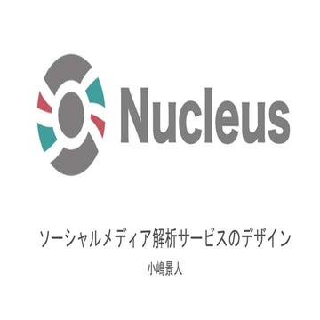 Nucleus -ソーシャルメディア解析サービスのデザイン-