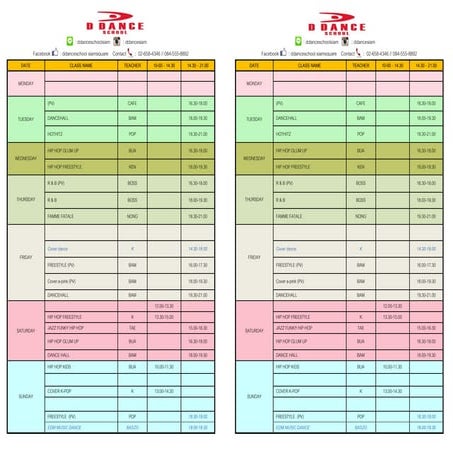 DDANCESIAMตาราง สยาม สยาม