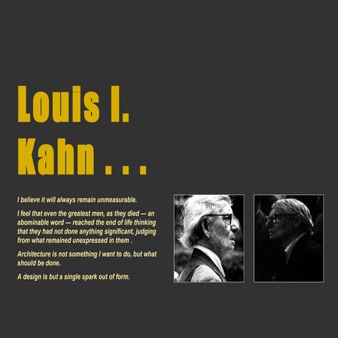 [현대건축] 루이스칸