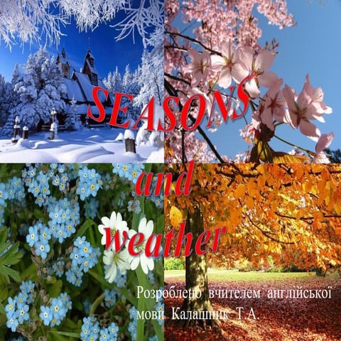 Дидактич.материалы по теме времена года,погода.