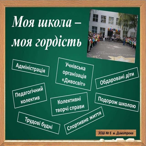 Моя школа - моя гордість | PPT