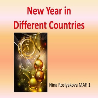 New Year in different countries