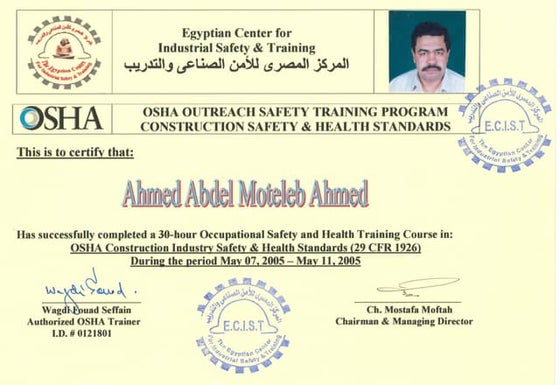 Ismail ProTraining Certificate | PPT