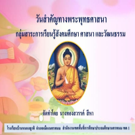วันสำคัญทางพระพุทธศาสนา