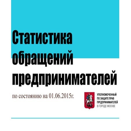 Cтатистика обращений предпринимателей