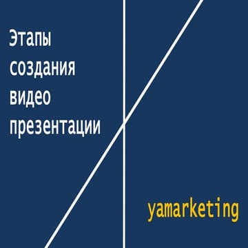 Этапы создания видео презентации