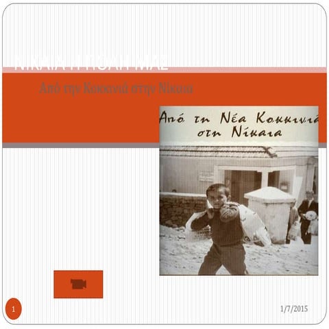 Νίκαια- η πόλη μας