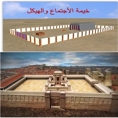 خيمة الأجتماع والهيكل