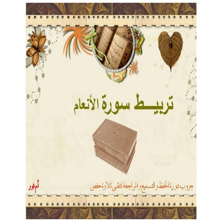 تربيط سورة  الانعام