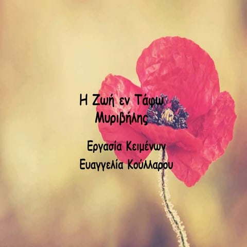 Η Ζωή εν Τάφω