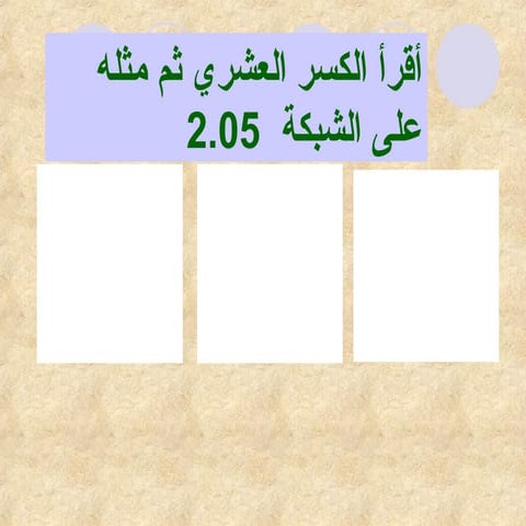 استكشاف الكسور العشرية المتكافئة