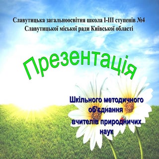 Шкільного методичного об'єднання  в...