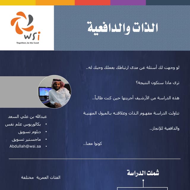 الذات والدافعية