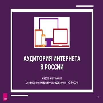  2016.02.16 Конференция Digital. Презентация, И. Ишунькина. Аудитория интерне...
