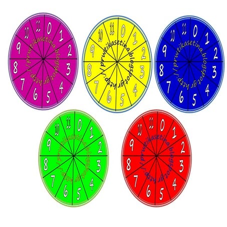 Παιχνίδι προπαίδειας με συνδετήρα 