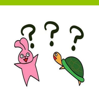 うさぎとカメ　３つの疑問