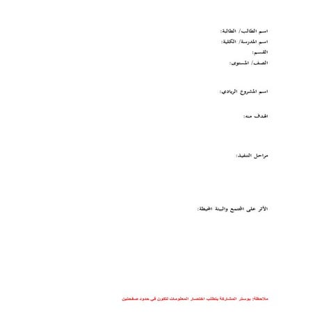 نموذج ملصق ريادة الاعمال