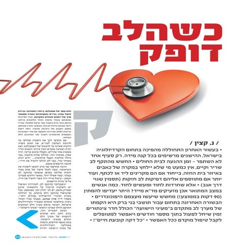 כשהלב דופק   מערך הלב