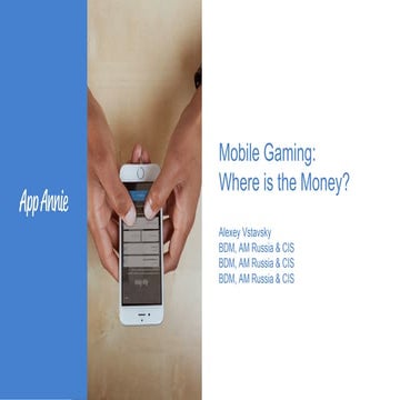 Alexey Vstavsky, App Annie