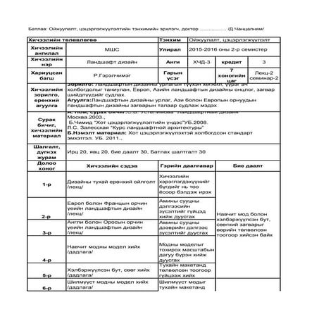 ланд дизайн | PDF