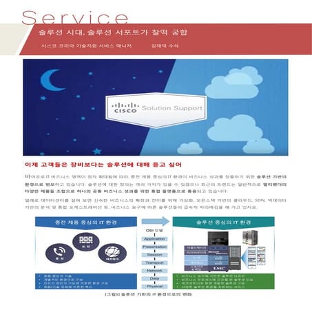 솔루션 시대, 솔루션 서포트가 찰떡 궁합