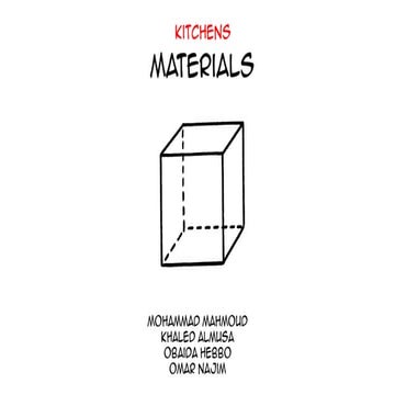 Kitchens Materials