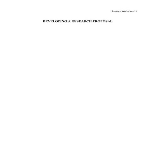 .......Final worksheet manual synopsis