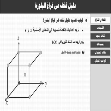 materila science & engineering - crystallographic directions slide 2 | PDF
