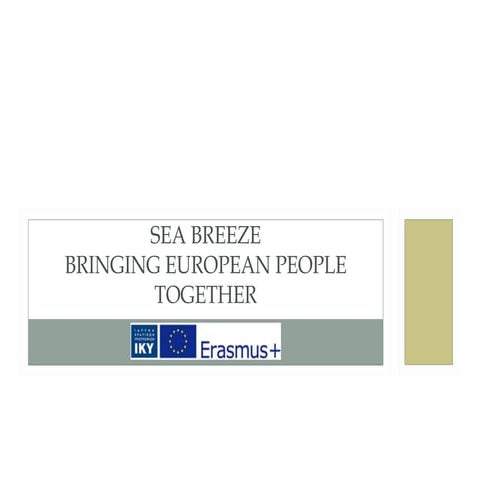 1st Primary School of Sitia-Erasmus+-Sea Breeze Bringing Europen People Together 