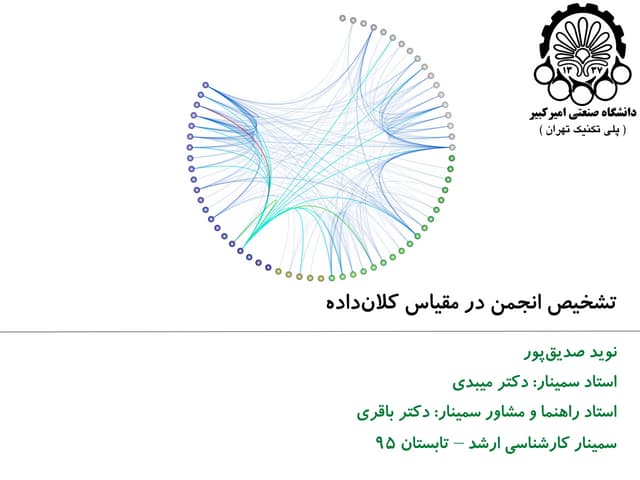 تشخیص انجمن در مقیاس کلان داده