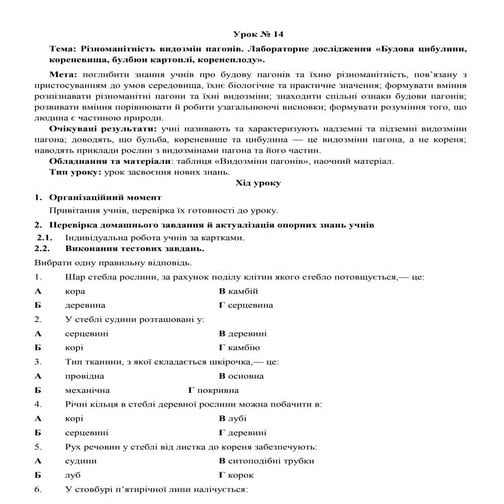 видозміни пагона