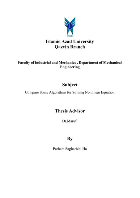 NUMERICAL METHODS WITH MATLAB : bisection,mueller's,newton-raphson,false poin...